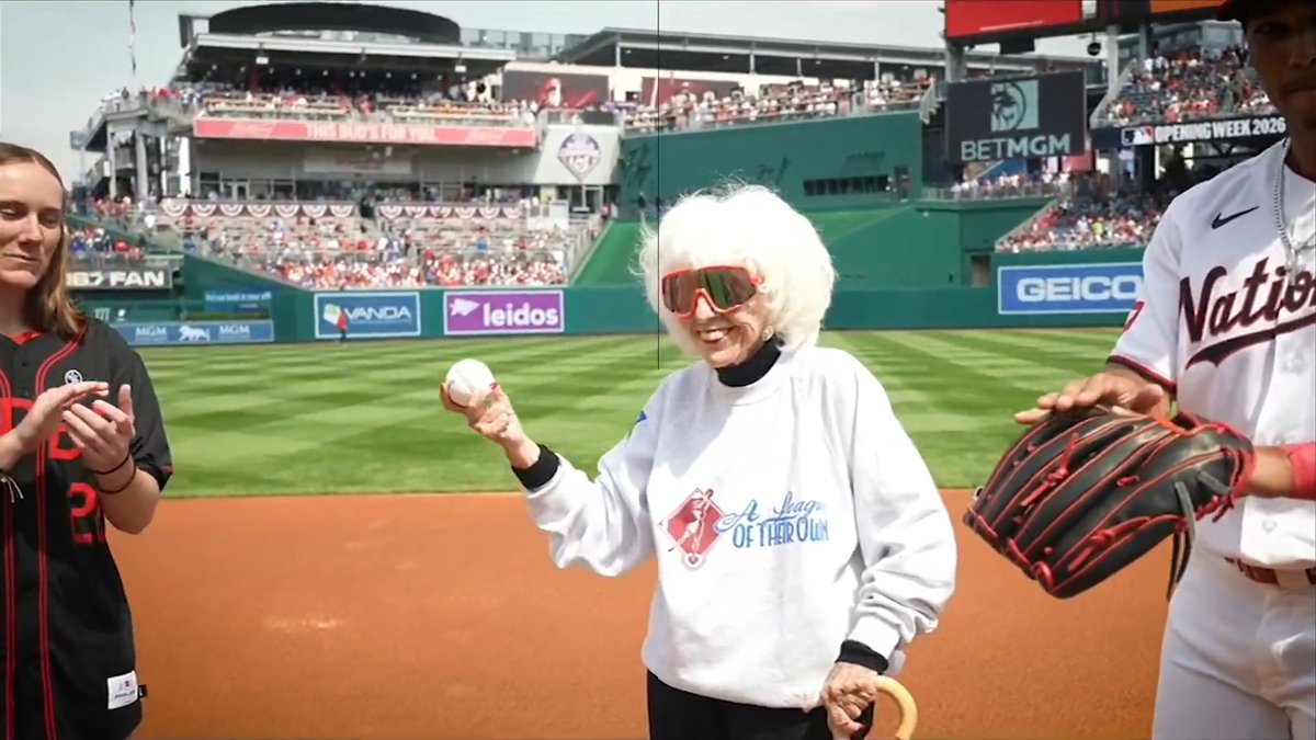 a GENERATIONAL first pitch 🥲