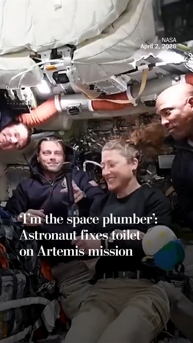 With the help of mission control, Artemis II astronaut and self-described ‘space plumber’ Christina Koch fixed the Orion spacecraft's malfunctioning toilet. “I like to say that it is probably the most important piece of equipment on board,” Koch joked.