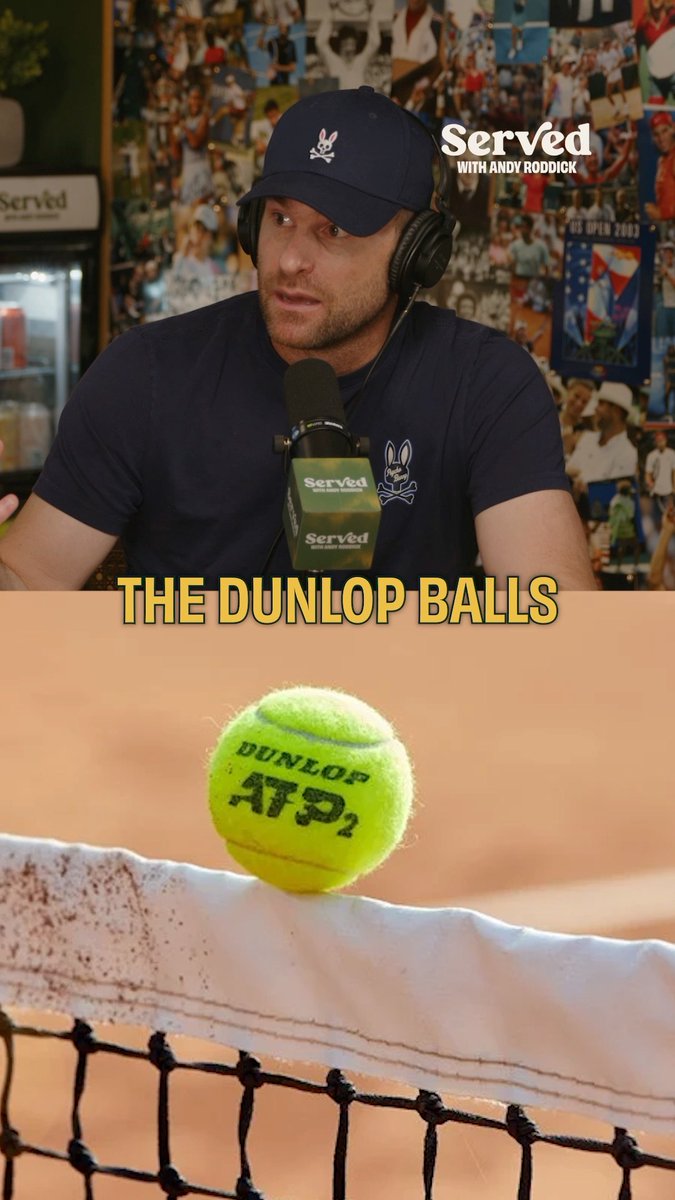 Not all tennis balls are created equal 🎾 Andy had thoughts about Dunlop balls… and didn’t hold back. When the equipment starts affecting the match, players notice fast 👀 Catch the full conversation in our latest episode — link in bio! 🔗