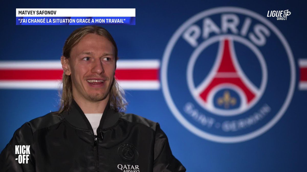 🚨 Matvey Safonov 🇷🇺 : « Comment j’ai retourné ma situation au PSG ? 𝗝𝗘 𝗡’𝗔𝗜 𝗣𝗔𝗦 𝗘́𝗧𝗘́ 𝗗’𝗔𝗖𝗖𝗢𝗥𝗗 (avec la situation). 😤 Juste avec cette sensation et cette mentalité, j’ai réussi à changer la situation. » 🎥 L1+
