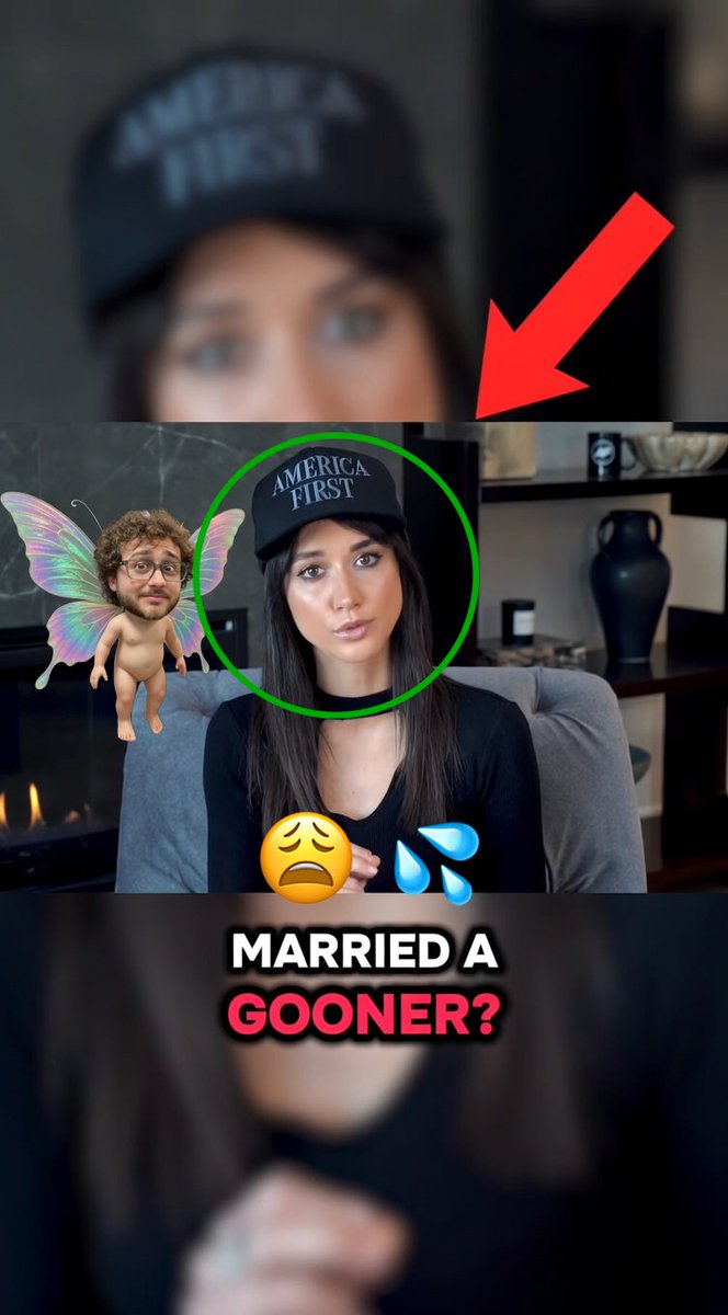 Who is this groyper tradwife who just married a gooner? 👰💦
