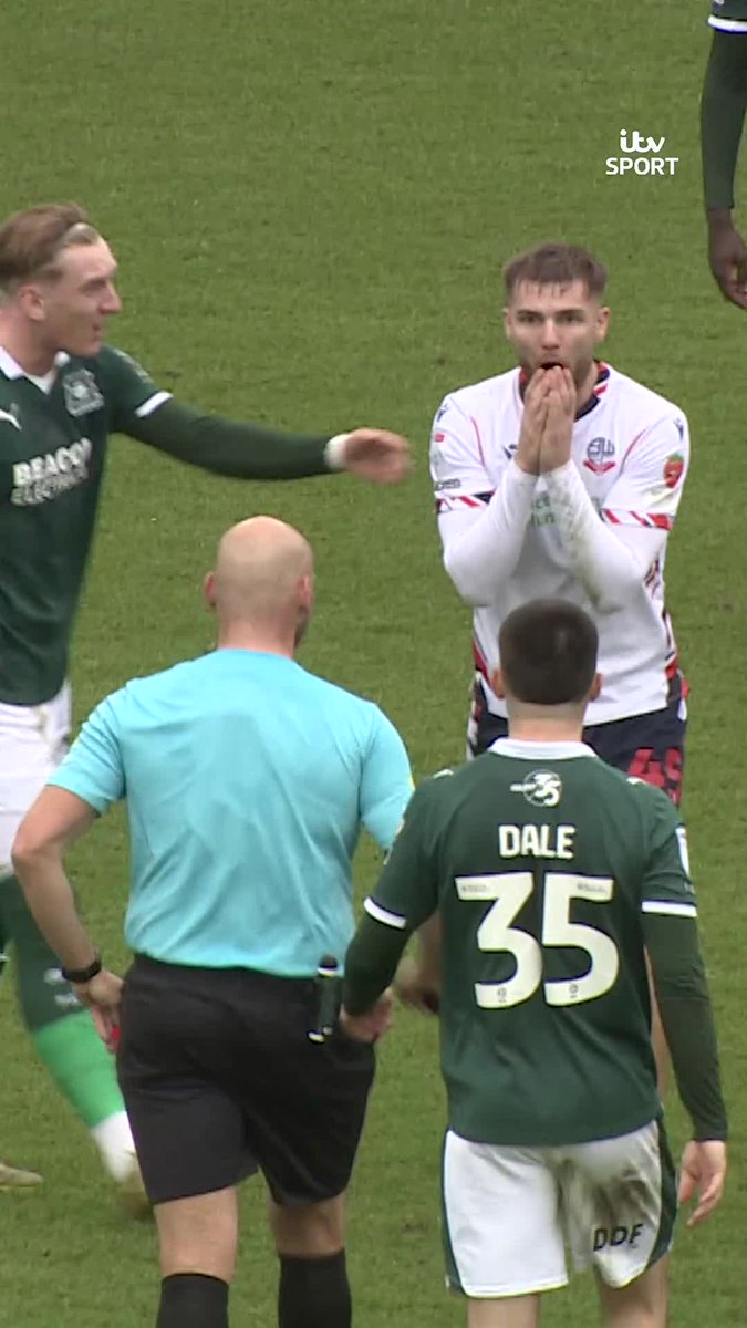 Straight red for Bolton's John McAtee for this challenge 🔴 Did the referee make the right call?