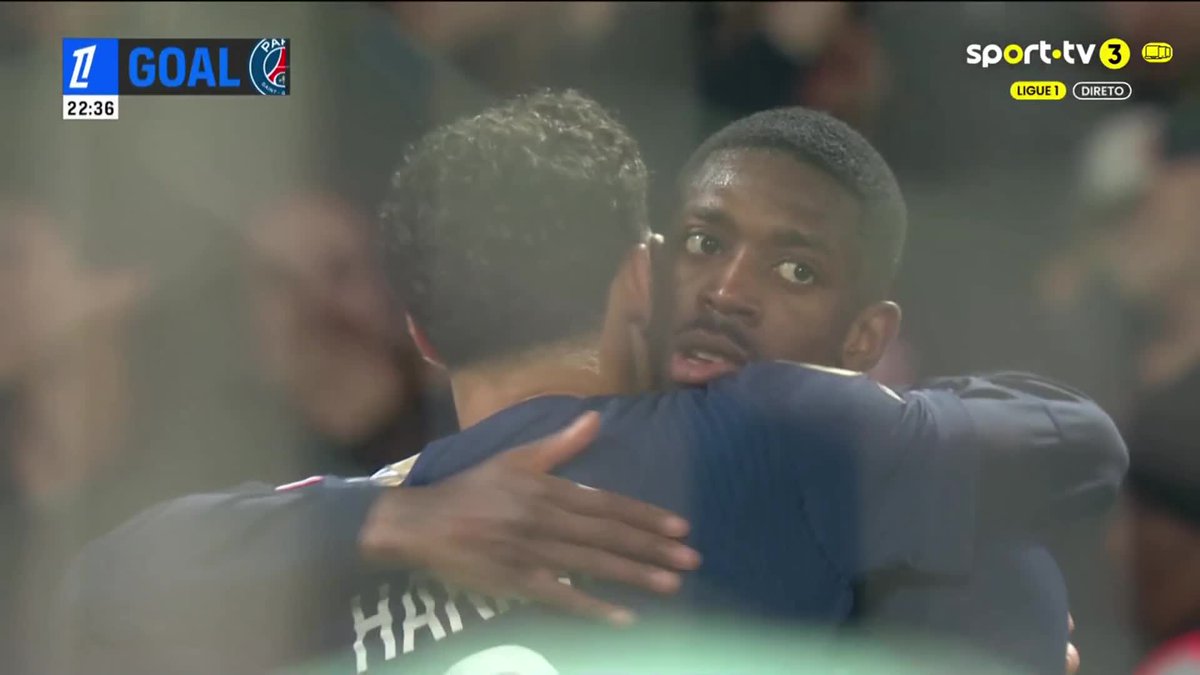 Dembélé de primeira, que golaço! ☄️