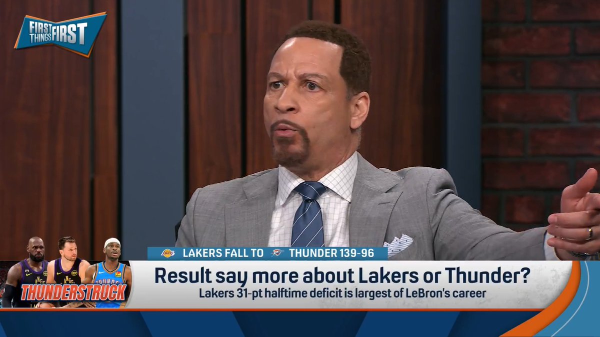 Does the result of Lakers-Thunder say more about the Lakers or Thunder? Chris Broussard answers: “The Lakers, I learned a lot. And what I learned is: they’re done. Luka could be back tomorrow, they’re done.”