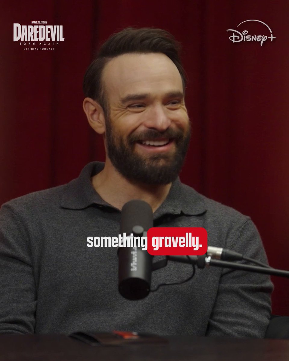 Charlie Cox on his Daredevil voice 🗣️ 🎧 Daredevil: Born Again Official Podcast — now streaming on Disney+ and Marvel's YouTube.