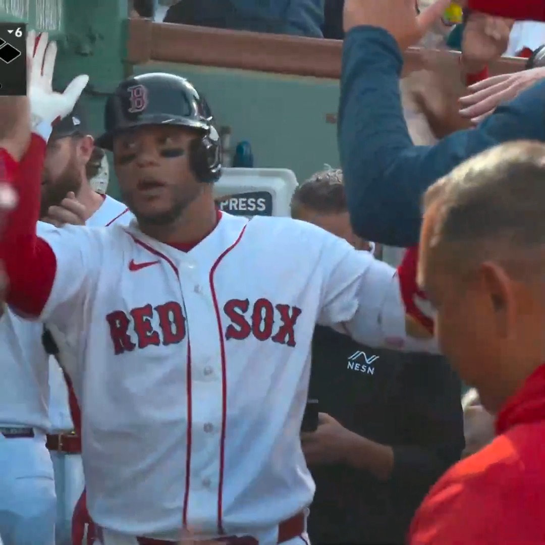 First Red Sox homer at Fenway. A dream come true.