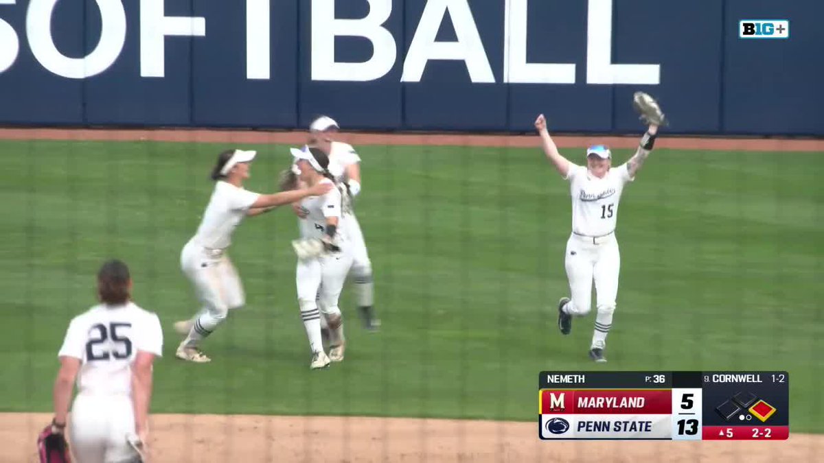 GAME-ENDING DOUBLE PLAY. MY WORD NAT. FINAL (5) | PSU 13, UMD 5 #WeAre | #AllIn