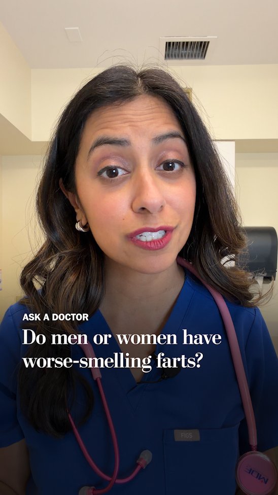 Our Ask a Doctor columnist answers the age-old question of whether men or women have worse farts.