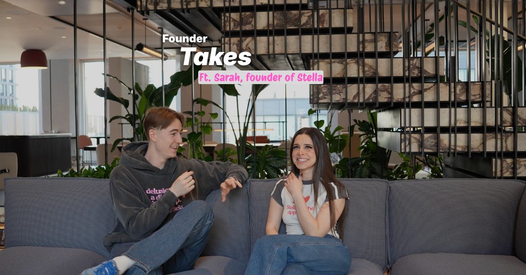 Founder Takes - Sarah Speed is everything. Sarah (sarah @hothighpriestess) is the founder of Stella, a manifestation app for your dream life. We talked about the importance of self belief, moving fast, and the future of consumer apps (spoiler- women will dominate).