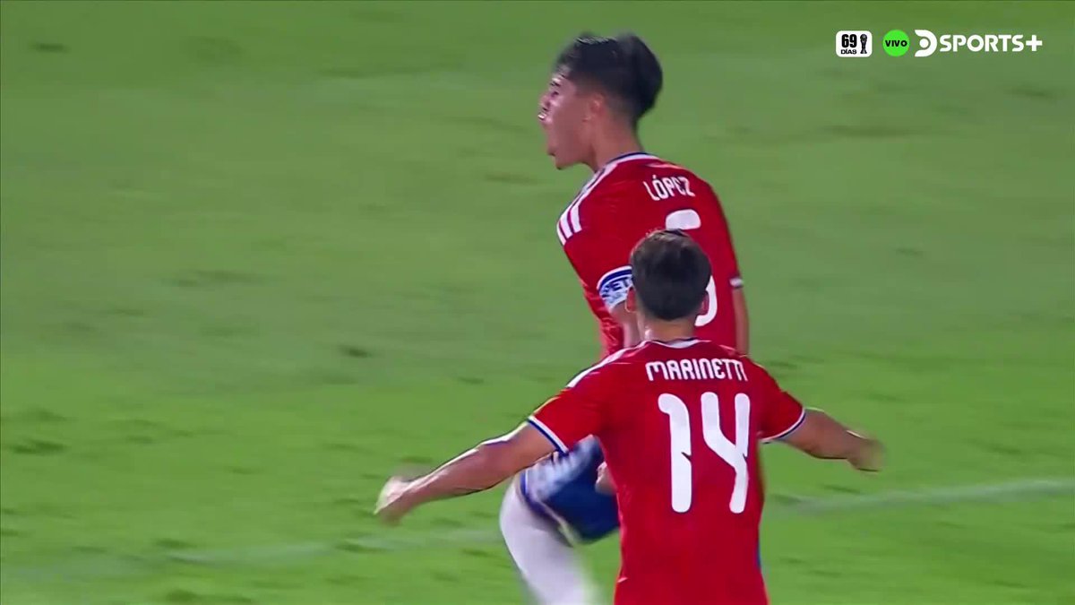 🇨🇱🌟 El empate de CHILE SUB 17 en su estreno en el Sudamericano de la categoría. El capitán, Lucas López, a los 90+3' igualó el compromiso en favor de La Roja.