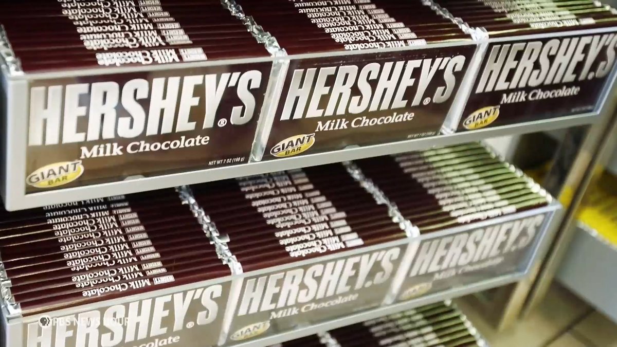 Earlier this week, The Hershey Company announced that next year they're returning all their classic brands back to earlier "milk and dark chocolate recipes," impacting about 3% of its Reese's products. The move comes amid a growing backlash over recipe changes and the use of chocolate alternatives in some of its candies. Deema Zein explores what's behind this latest battle in the chocolate wars.