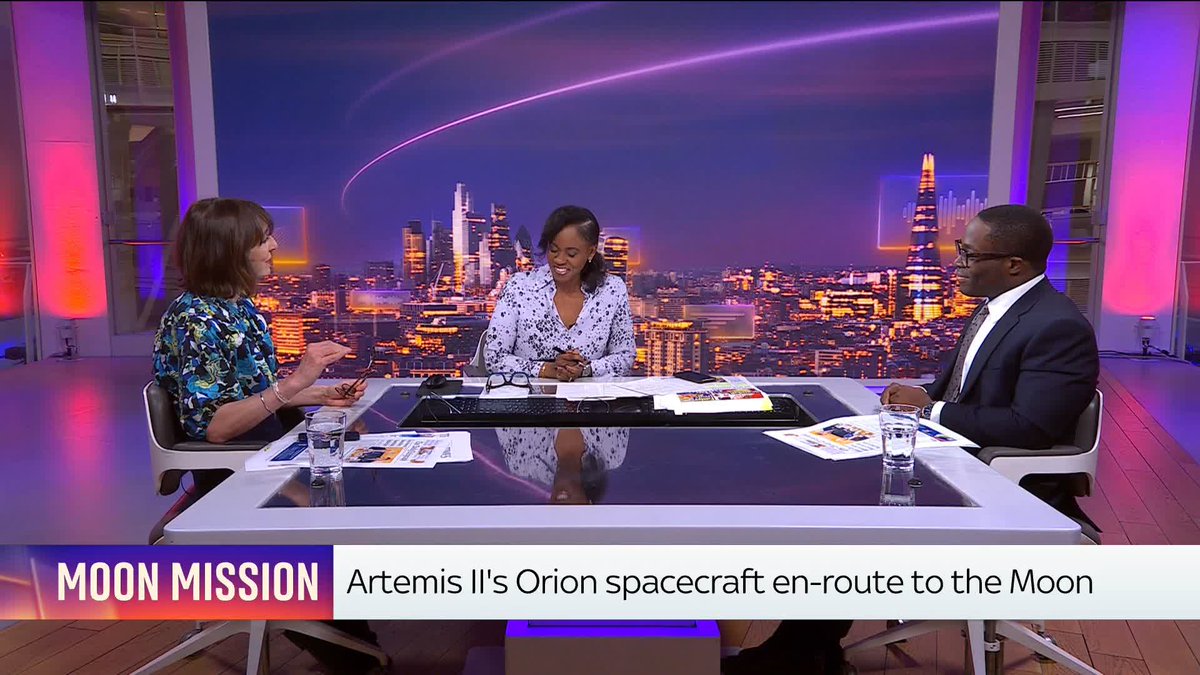 "We're wasting all this energy, time, technology and thought going somewhere where there's nothing alive." Guardian columnist Zoe Williams criticises the Artemis II moon mission in a discussion w/ Nathaniel Ogunniyi and @SkyGillian on The Wrap. 📺 Sky 501