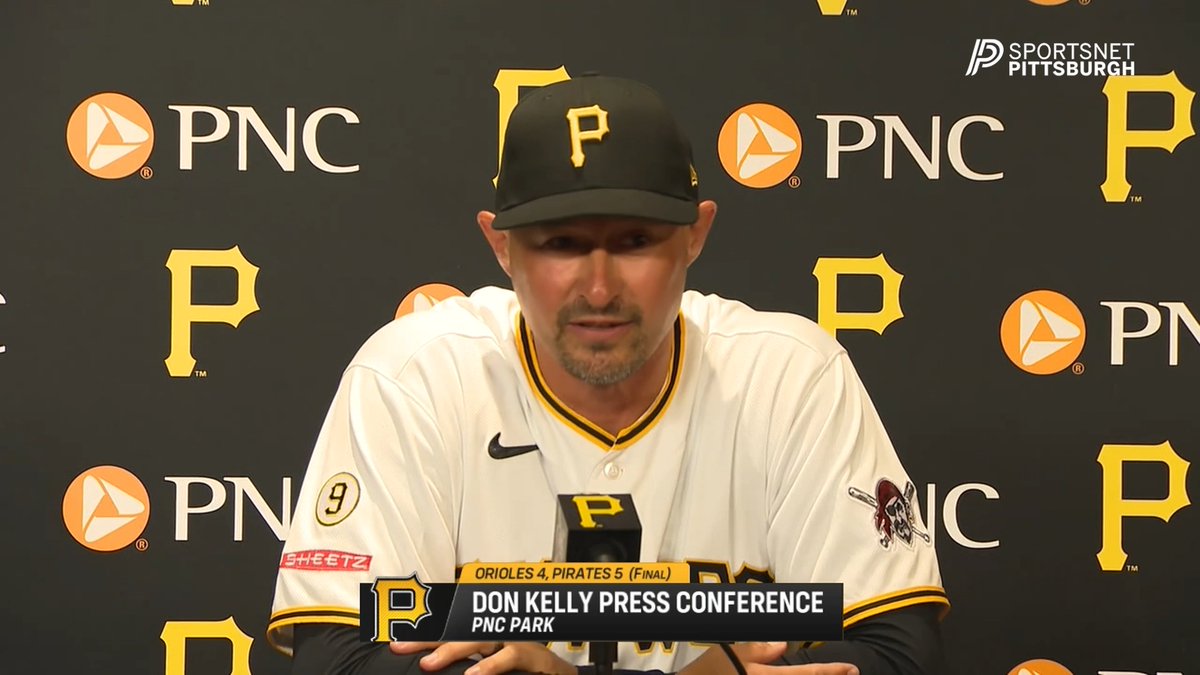“That's the most electric that I've heard PNC, just credit to the fans for the atmosphere, the electricity... We need to keep it up, continue to earn that." Don Kelly on the atmosphere at the Pirates' Home Opener 🙌