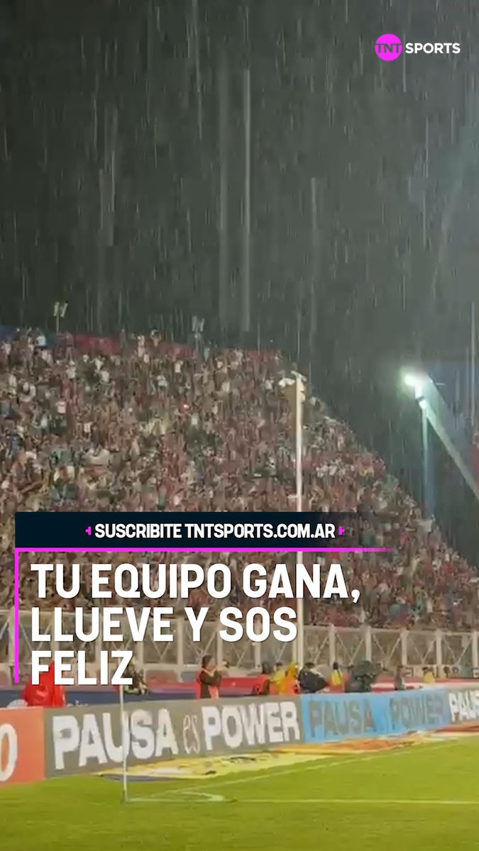 Decime algo más lindo a que tu equipo gane bajo la lluvia 😍