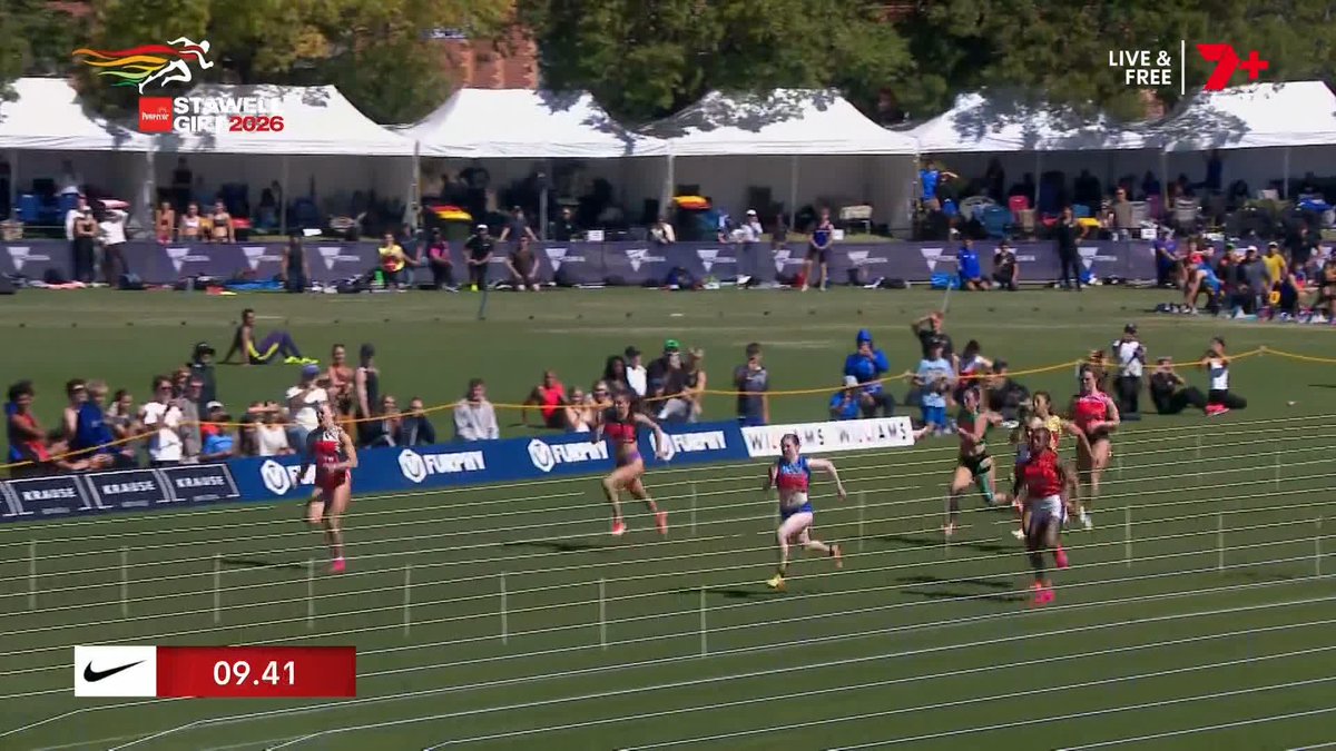 Sha'Carri Richardson storms through to victory in the Women's Gift heats! 🔥🔥 The Stawell Gift is live &amp; free on 7plus 🏃