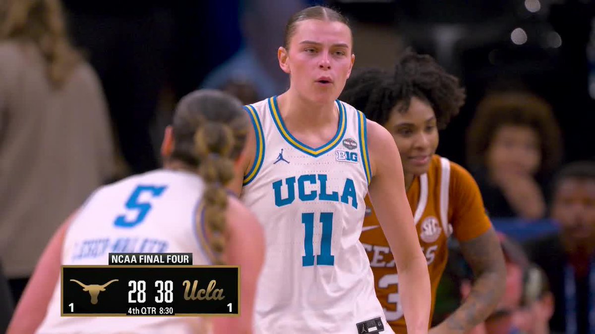 UCLA with the steal and bucket to take a double-digit 4th quarter lead‼️