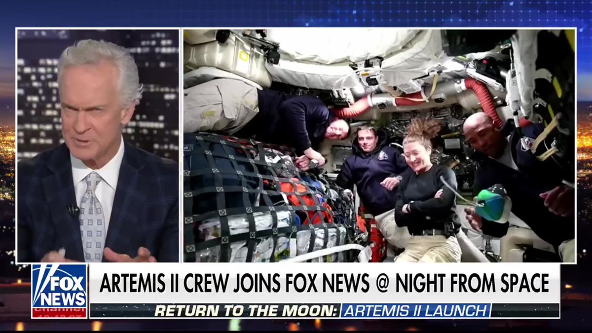 🚀 ARTEMIS II CREW SPEAKS FROM SPACE: TRACE GALLAGHER: "We heard there was some kind of an issue with the onboard toilet, but beyond that, are we good so far?" ASTRONAUT JEREMY HANSEN: "We did have another little surprise...we did get a warning message, emergency message, for cabin leak suspected — which grabs your attention." "Luckily, it was just a little anomaly...now we're on our way to the moon."