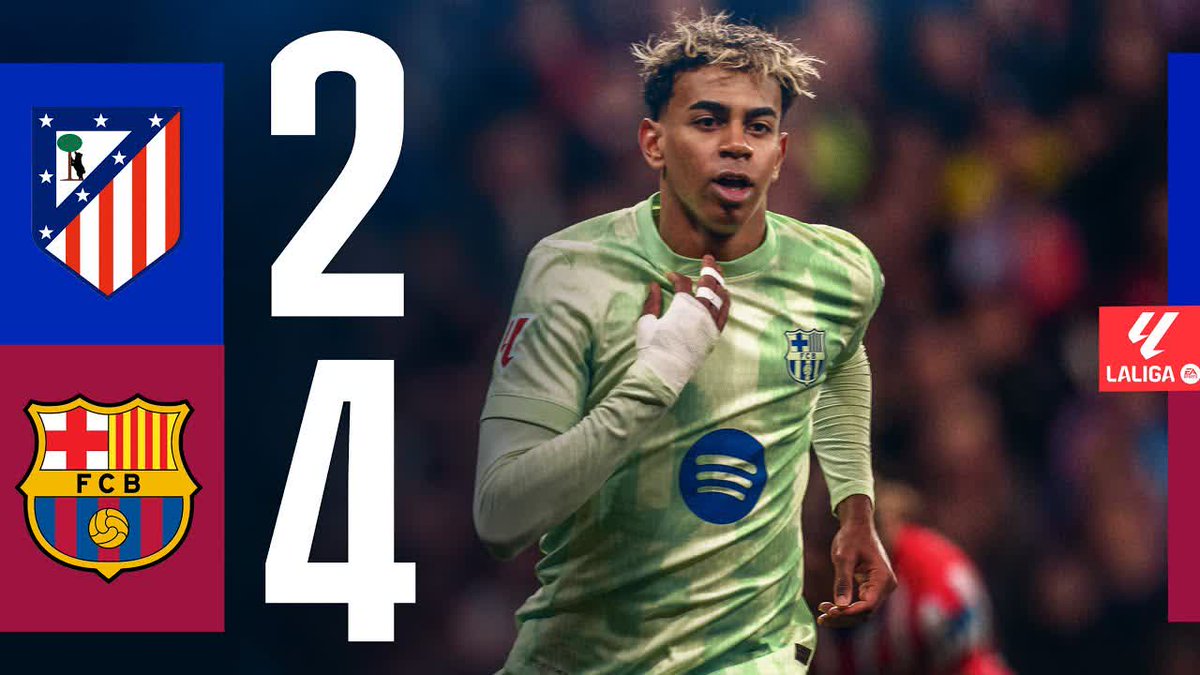 Last year's comeback was unbelievable. 😱 #AtletiBarça | #laligahighlights