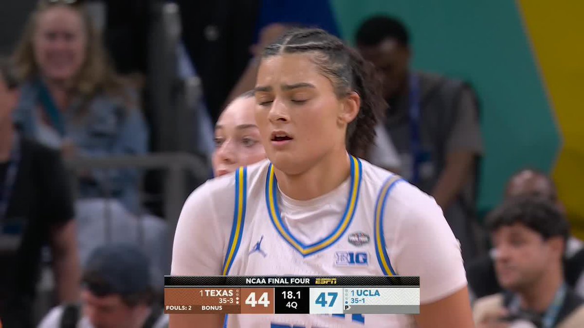 "LAUREN BETTS WITH A BLOCK FOR THE AGES!" 😤
