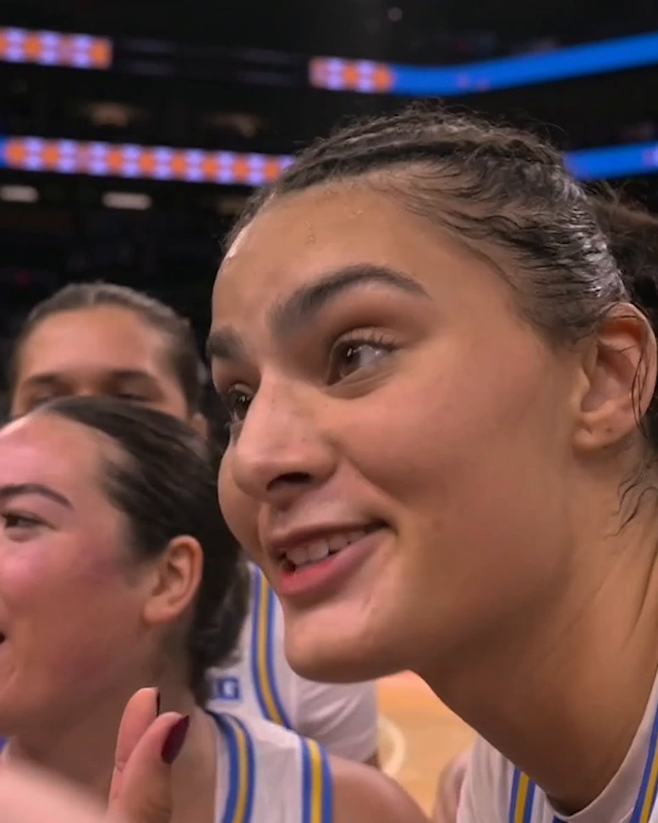 "WE'RE PLAYING IN THE NATIONAL CHAMPIONSHIP." Look at what it means to Lauren Betts and UCLA Women's Basketball 🥹