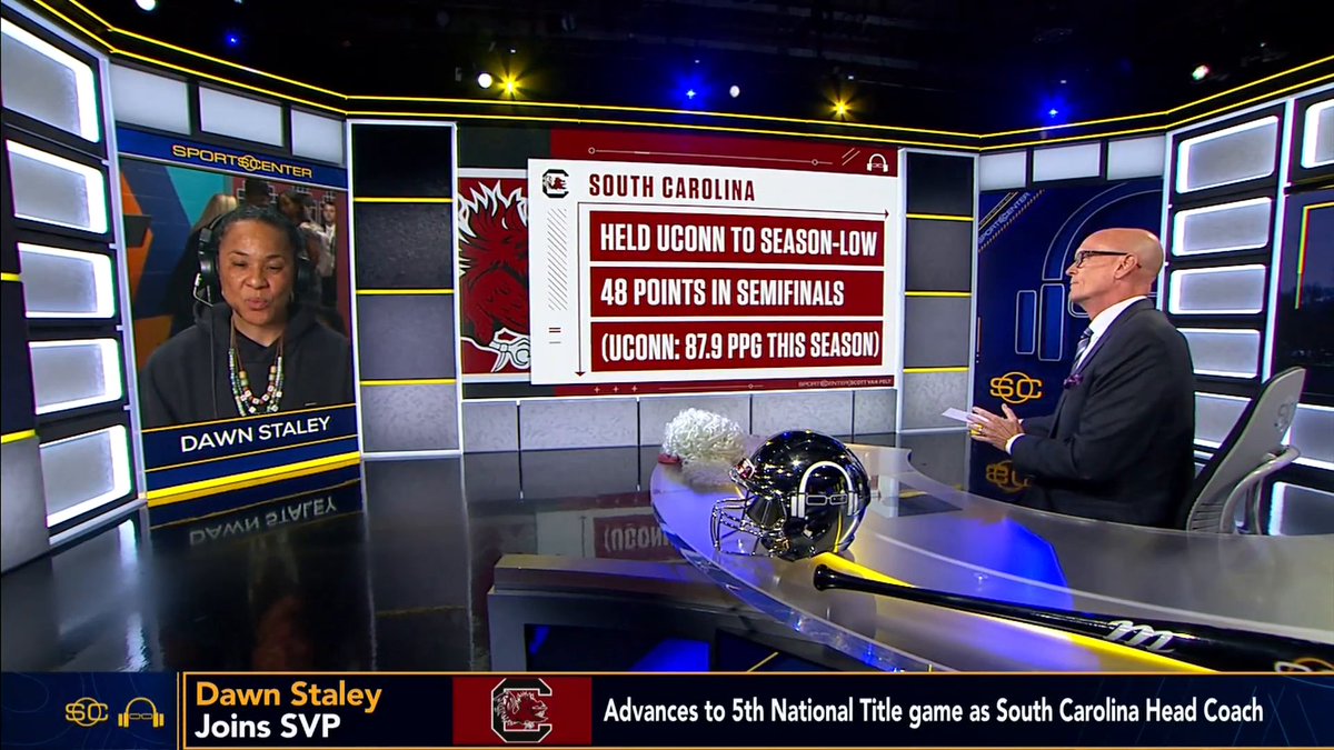 .dawnstaley joins @notthefakesvp to discuss the defensive effort and intensity it took to for South Carolina Women's Basketball to beat UConn and advance to the National Championship game 😤