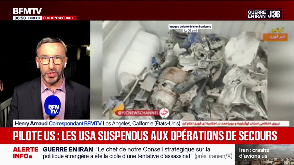 Pilote américain disparu: les États-Unis suspendus aux opérations de secours