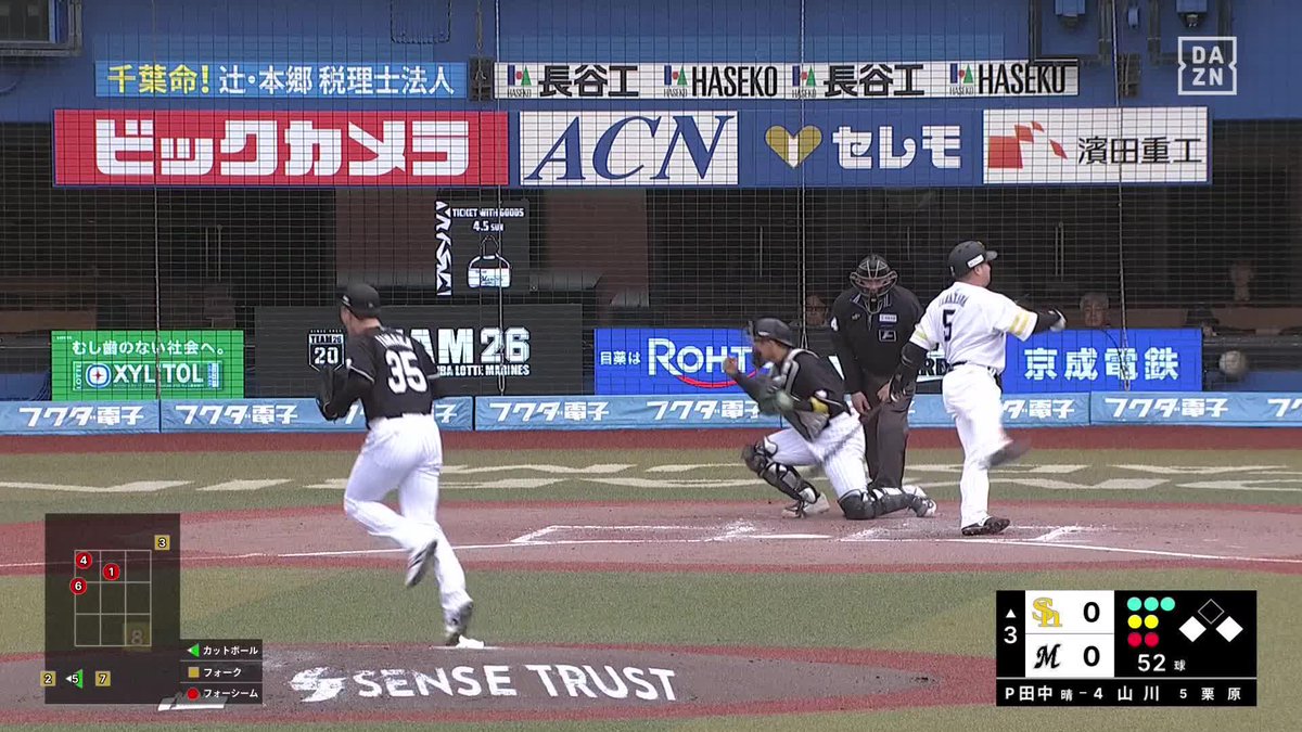 えげつない落差 田中晴也 ピンチでこのフォーク 松川虎生 ガッツポーズ ⚾️ロッテ×ソフトバンク #chibalotte #だったらDAZN 野球専用パック「DAZN BASEBALL」 ✔ 月々2,300円(年間プラン・月々払い) ✔ 初月無料キャンペーン中(〜4/19まで) ▶ 視聴はこちら