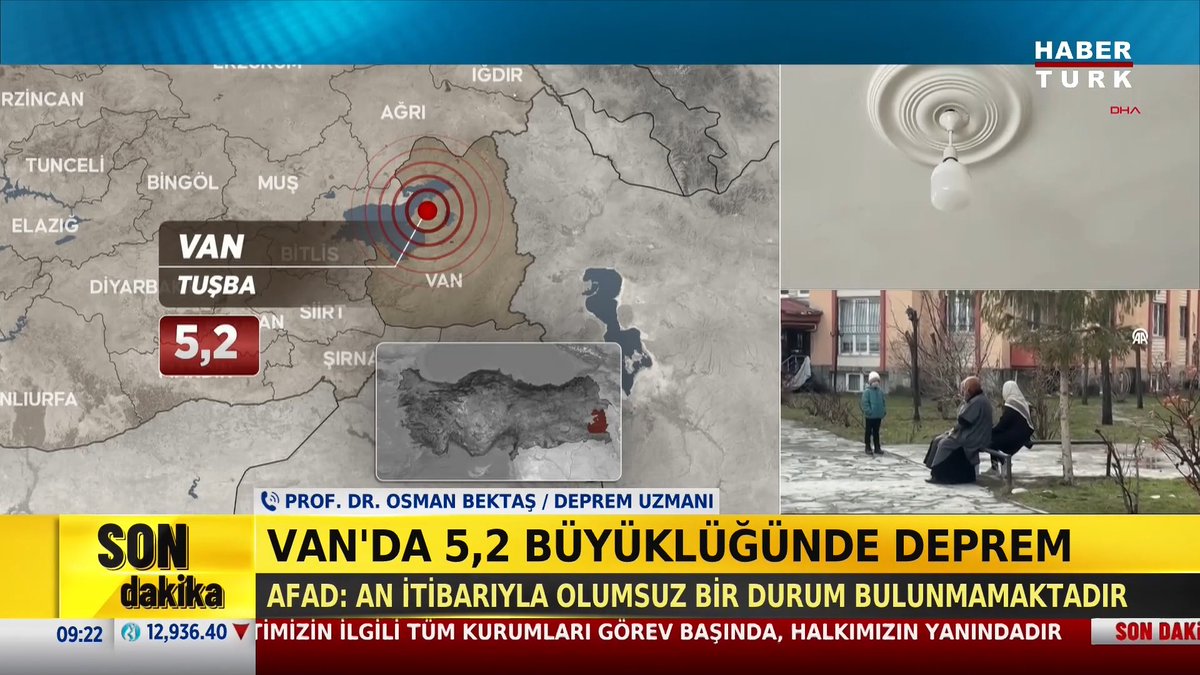 #SONDAKİKA - Van'da 5,2 büyüklüğünde deprem Deprem Uzmanı Prof. Dr. Prof. Dr. Osman Bektaş #BurasıHaftasonu'nda anlattı.
