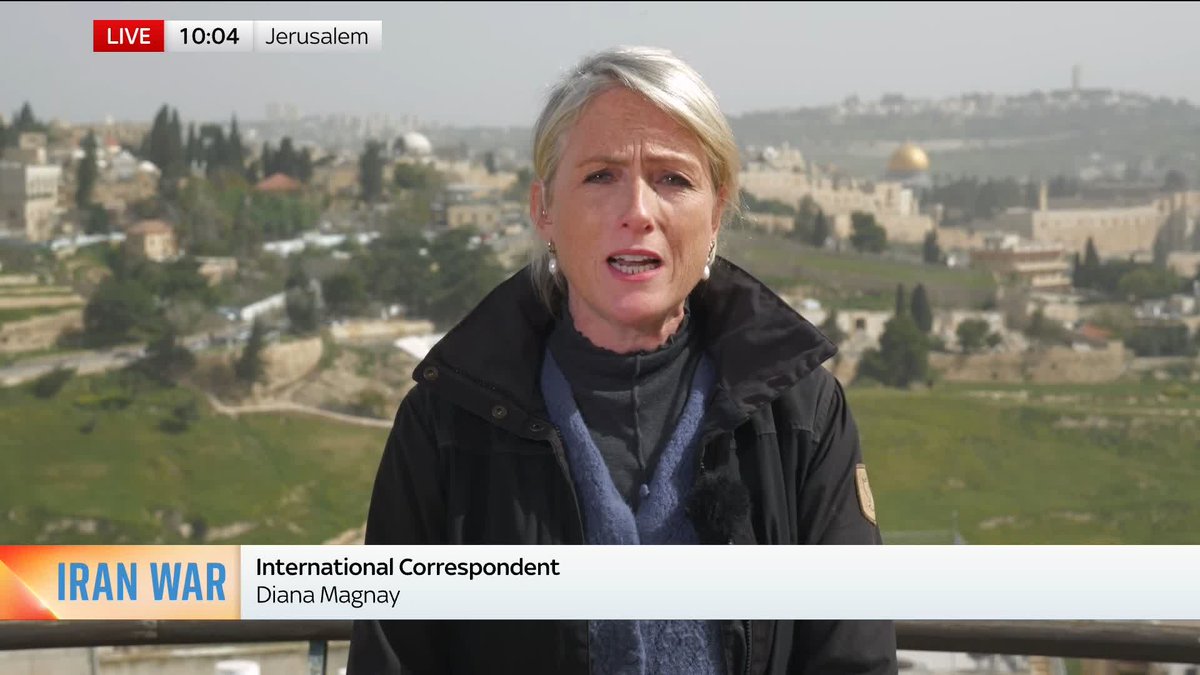 "It shows the jeopardy of conducting an air war at the scale at which the Israeli and American forces are conducting it." Diana Magnay reports from Jerusalem as the search continues for a U.S. pilot after a jet was downed. 📺 Sky 501 & YT