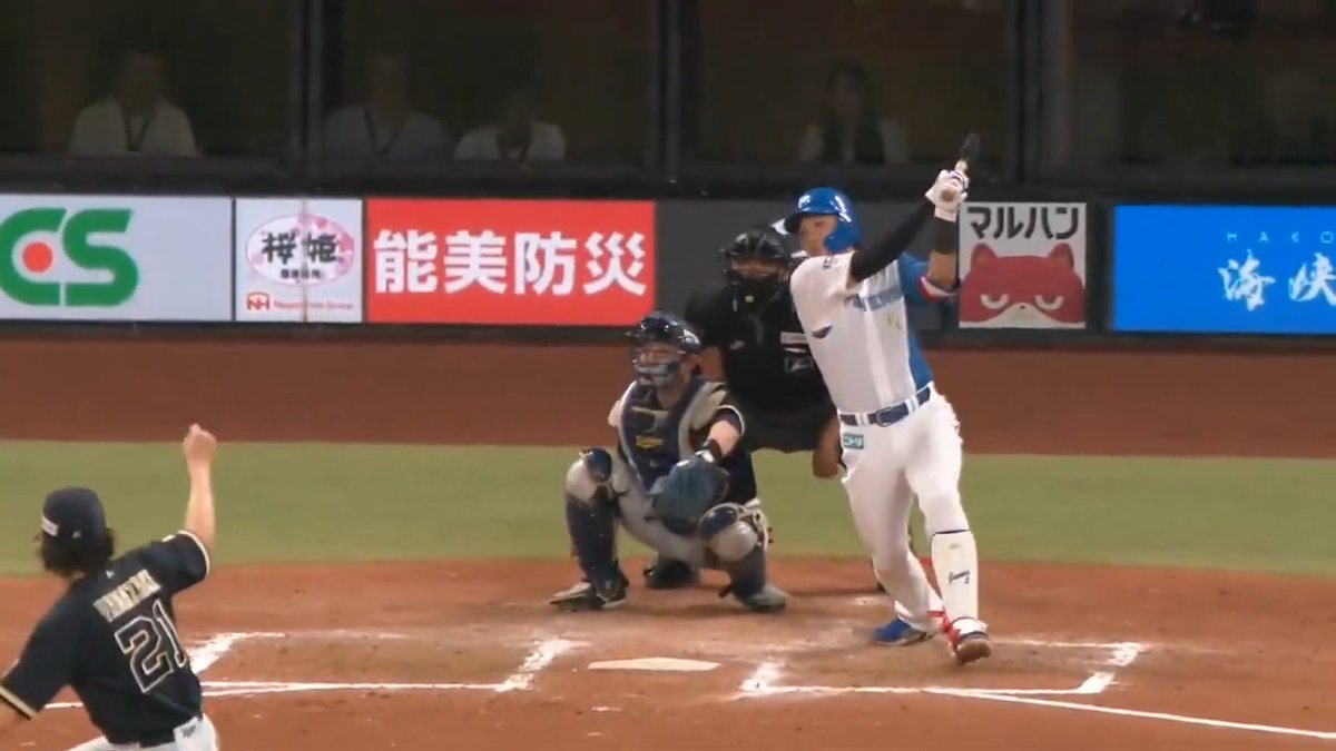圧倒的な打力をみせる💪💪 野村佑希選手の3⃣ランホームラン🙌✨ #ドミれ #lovefighters
