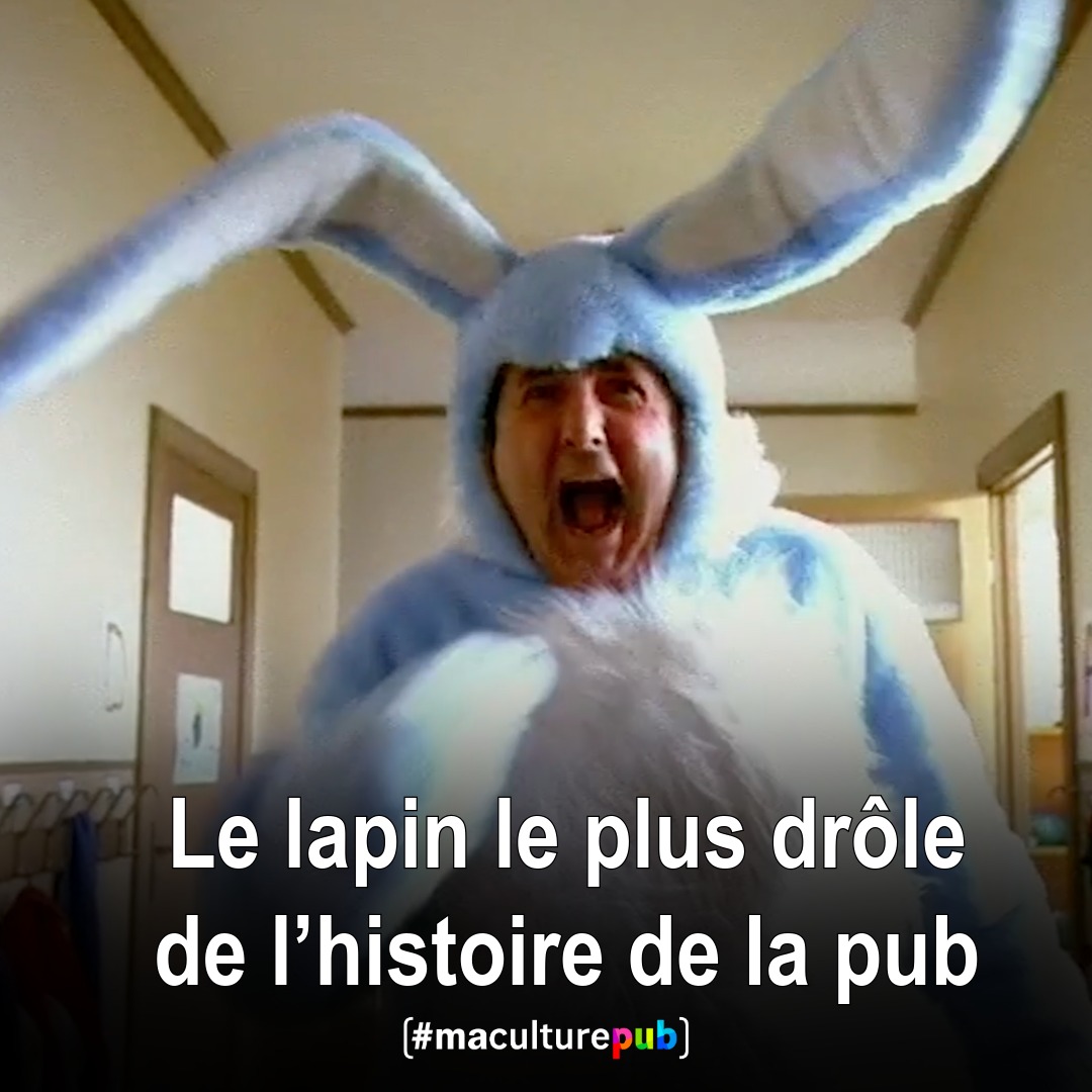 On ne pouvait pas passer à côté de ce spot qui a marqué toute une génération 😆🐇 #MaCulturePub