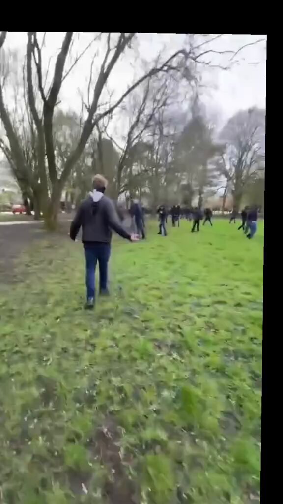Halifax Town Supporter Head Shot A Altrincham Supporter In The Woods Before The Game (Yesterday) 😂👊… - The Group Picture After They Defeated Altrincham In Their Own Woods.. (#)- #Alty | #Shaymen