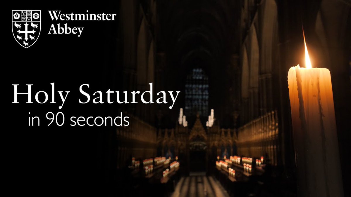 Today is #HolySaturday, a day of stillness to reflect on the reality of Jesus' death before we celebrate the resurrection on Easter Day tomorrow. Find out how we mark the day in Westminster Abbey ⤵️ #HolyWeek2026