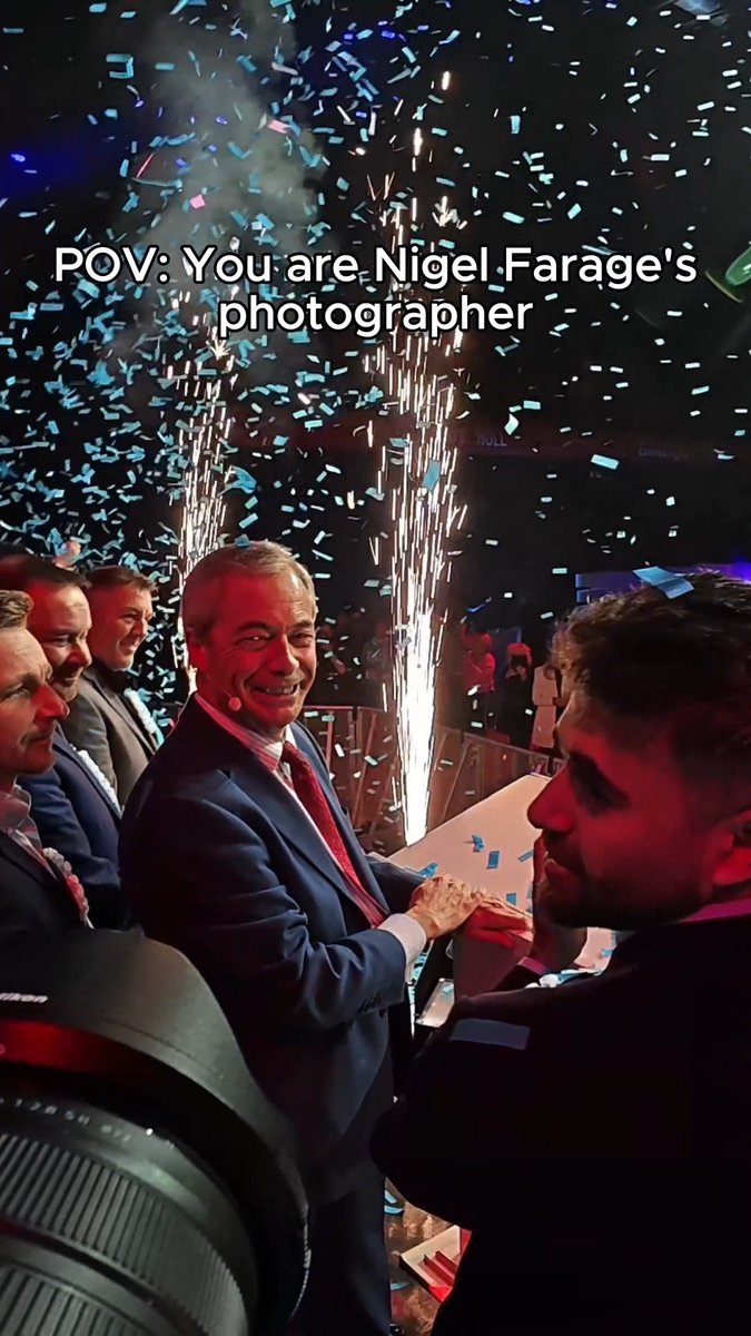 POV: You are Nigel Farage’s photographer at our election rally.