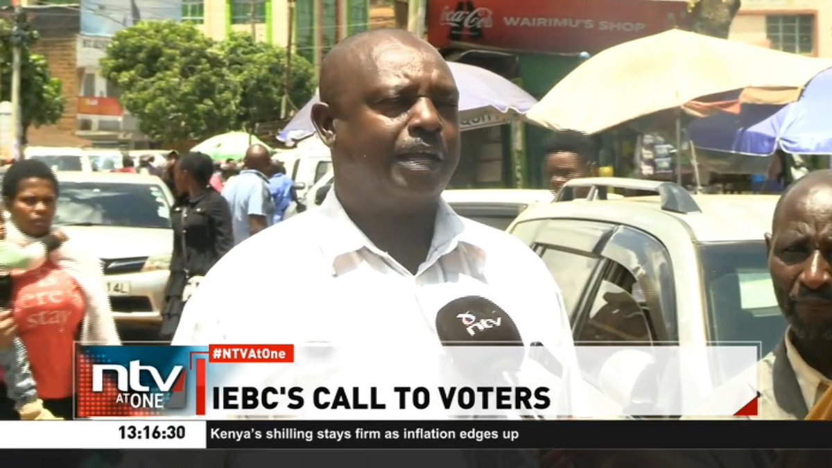 The IEBC directive to Kenyans who registered as voters before 2012 to undergo a fresh registration process has elicited lots of reactions from Kenyans. Margaret_Kimathi spoke to Nyeri residents and this is what they had to say. #NTVAtOne Wangechi Muriuki