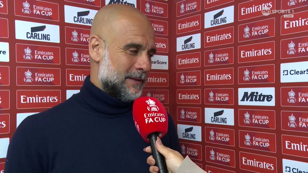 “I like it… the view is much, much better” Pep Guardiola is excited to watch from the stands as he serves a touchline ban 😂 🎙️ Jules Breach | 📺 Watch live on TNT Sports on HBO Max