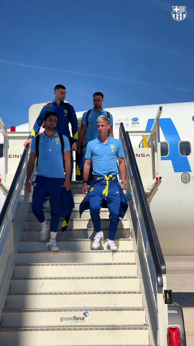 Touchdown in Madrid.