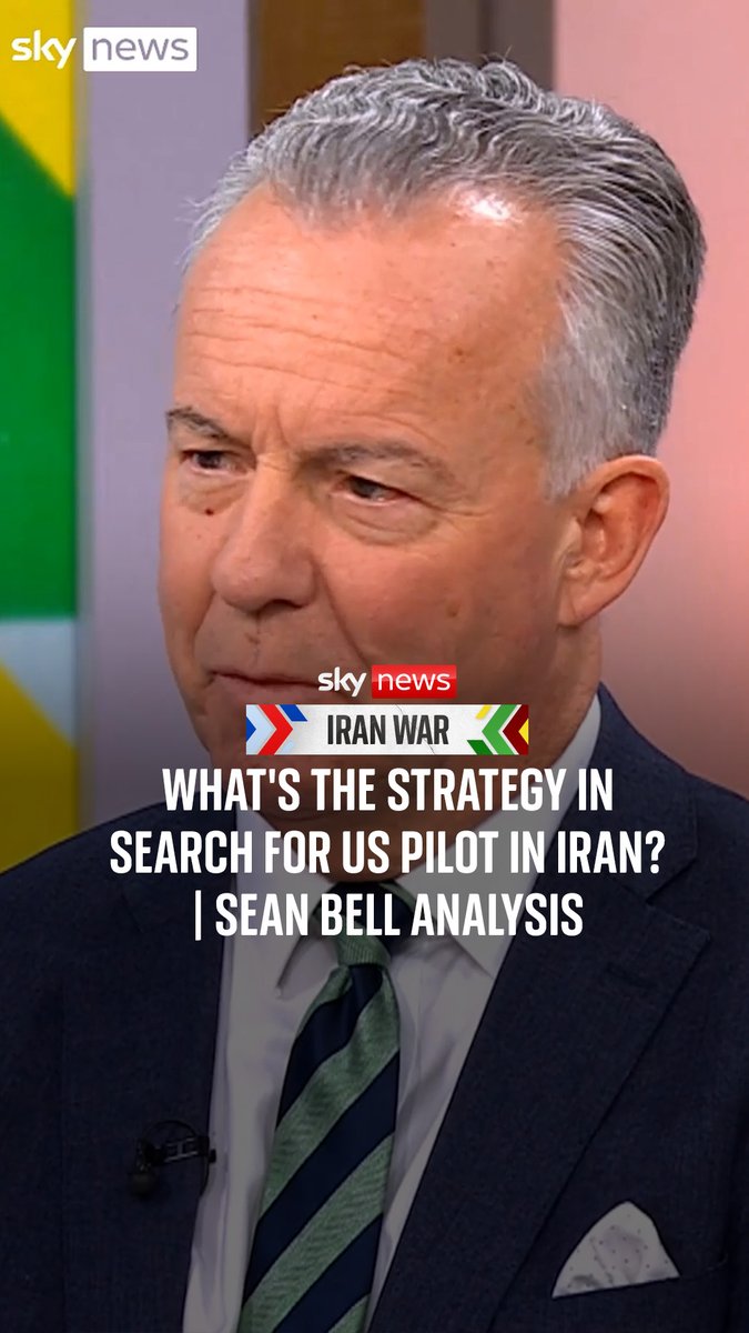 What's the strategy in the search for the U.S. pilot in Iran? Watch here as our military analyst @BellusUK breaks down what rescue missions can look like ⬇️ Iran war latest: