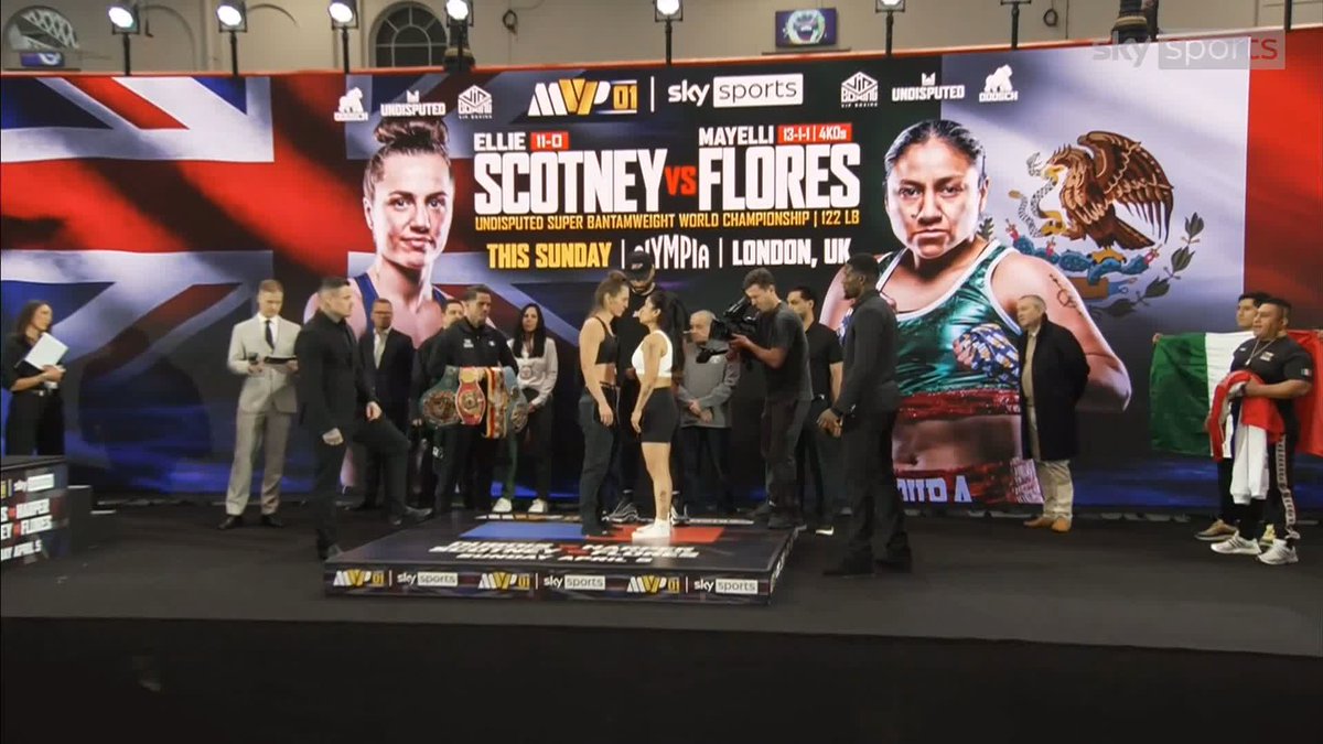 Your co-main event of the evening as Ellie Scotney looks to make history against Mayelli Flores 👑 1️⃣