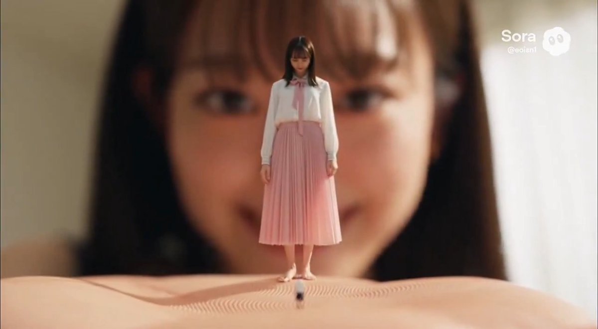 手のひらの上の男女🖐️ #giantess #sizetwitter #巨大娘