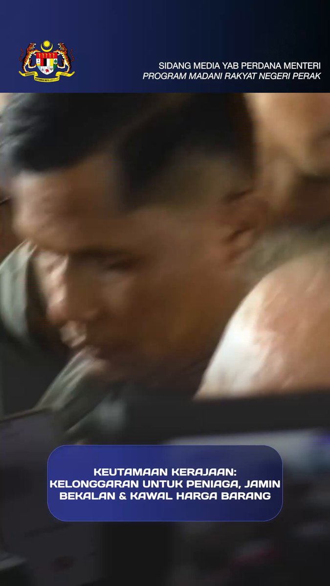 Saya tegaskan bahawa keutamaan Kerajaan MADANI tatkala menguruskan krisis tenaga global ketika ini adalah memastikan jaminan bekalan barangan asas serta menampan kenaikan harga agar rakyat tidak terbeban. Kerajaan juga sedang meneliti kelonggaran yang boleh diberikan kepada peniaga, sama ada berkaitan cukai, tarif dan pelaksanaan dasar tertentu bagi mengurangkan tekanan kos dan memastikan kelangsungan perniagaan. Insya-Allah, kita harungi cabaran ini bersama. #MalaysiaMADANI #MADANIbekerja #YakinMADANI