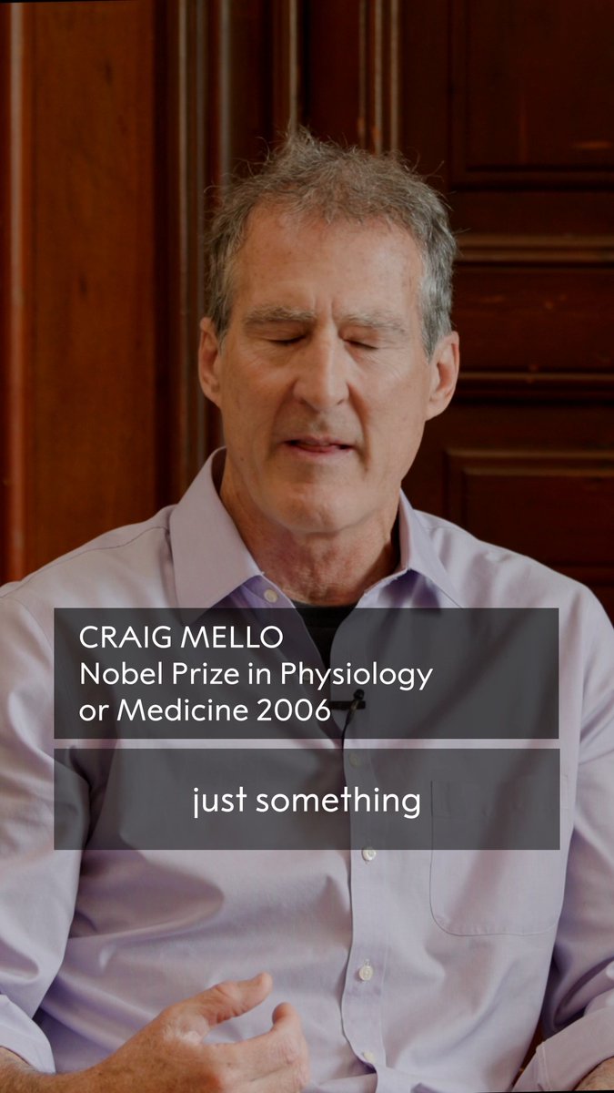 "Curiosity is just not something you have or don't have, it's something that you can cultivate and that you have to practice that cultivation." Hear medicine laureate Craig Mello speak about curiosity and how it can be cultivated. How do you cultivate your curiosity?