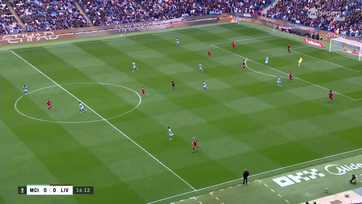 Abdukodir Khusanov with a brilliant block to deny Mo Salah from close range 👏 📺 Watch live on TNT Sports on HBO Max