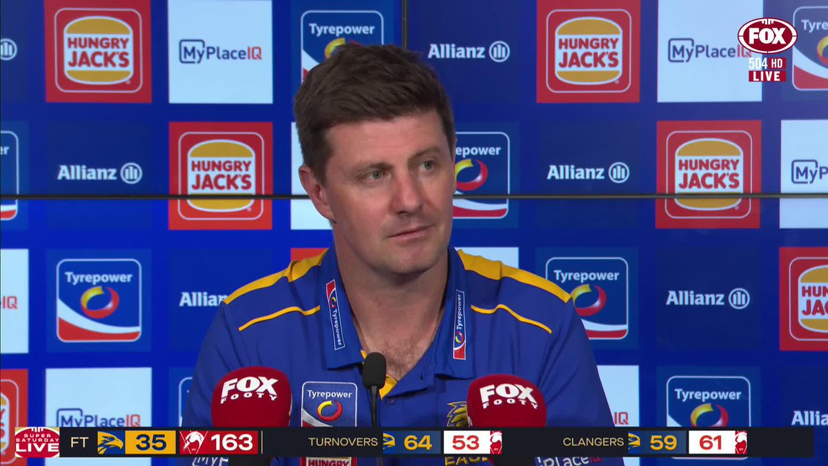 'IT'S A PRETTY GOOD TRAIT' ✅ West Coast Andrew McQualter was firmly in Harley Reid's corner after "standing up for his teammates" cost his side a goal in the second half. #AFLEaglesSwans
