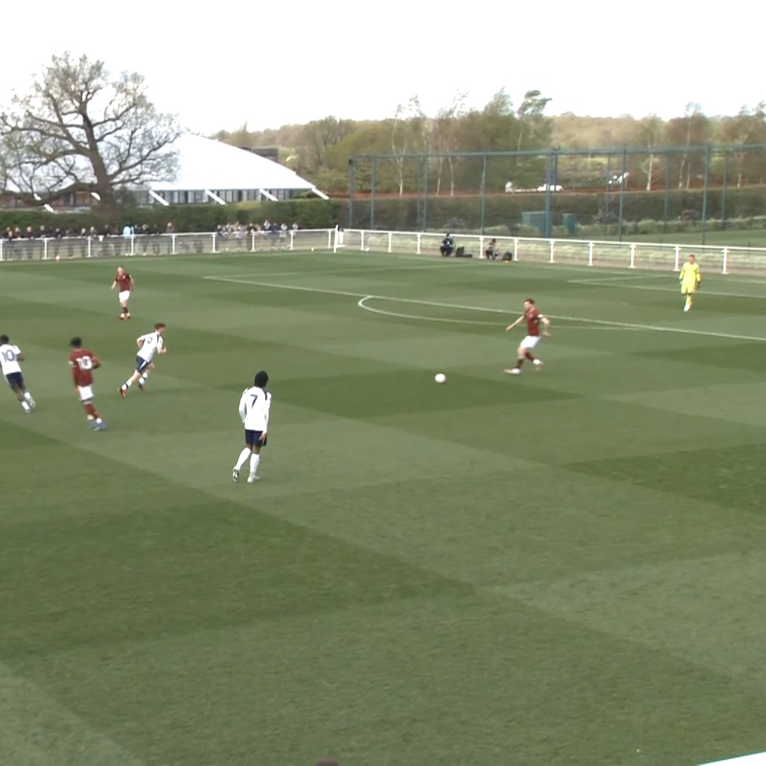 James Wilson puts our U21s ahead against West Ham 💪 Watch live on SPURSPLAY 📺