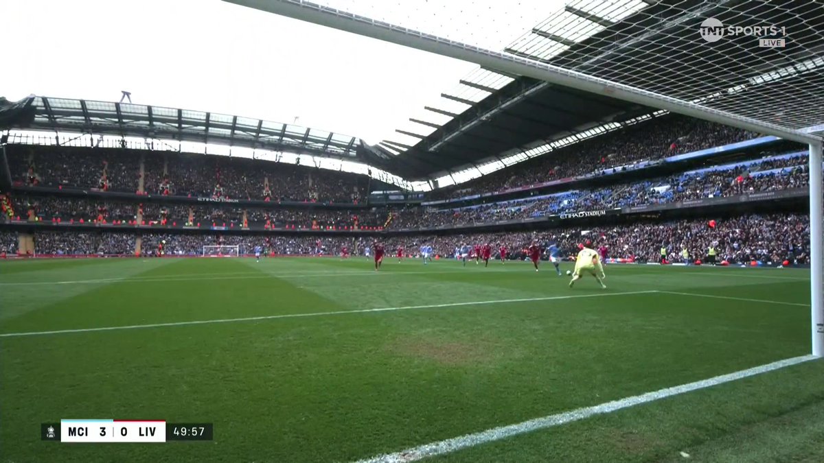 Composure personified 🥶 Antoine Semenyo with a clinical finish to put Man City 3-0 up! 📺 Watch live on TNT Sports on HBO Max