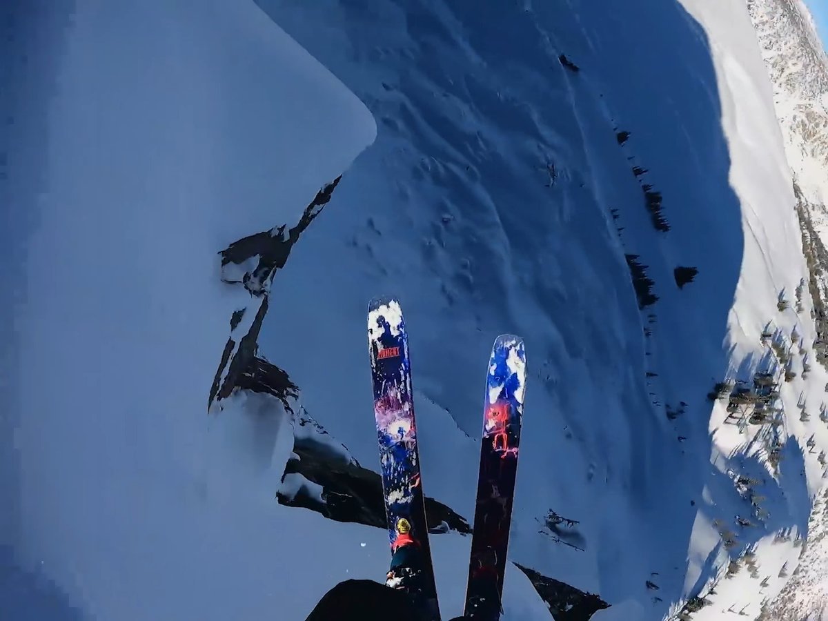 Had us on the edge of our seat, Clark Robinson 👏 #GoPro #GoProAwards #POV #BASE #Ski