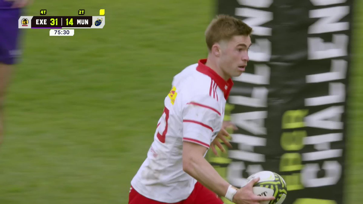 It was a dreadful day for Munster but this from Jack Crowley was one of the best pieces of rugby they've produced all season