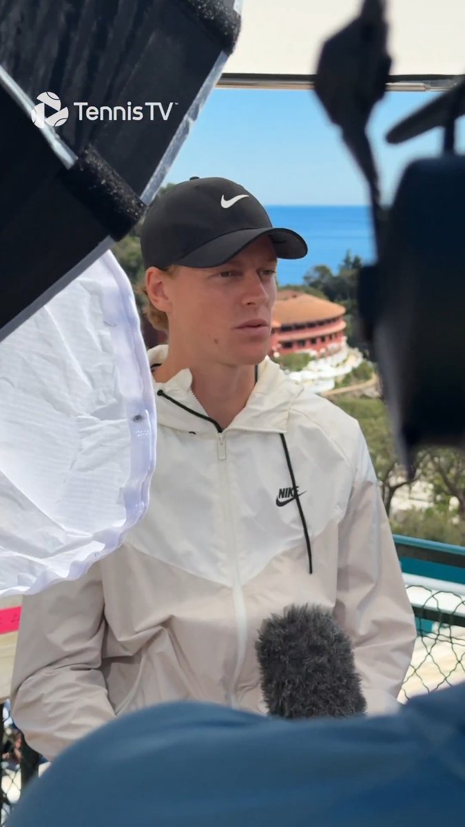 Sun. Sea. Sinner. 👋 Jannik Sinner #RolexMonteCarloMasters