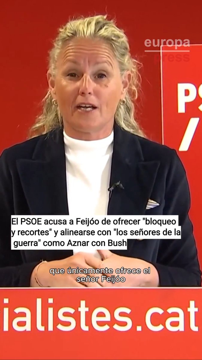 El PSOE acusa a Feijóo de ofrecer "bloqueo y recortes" y de alinearse con "los señores de la guerra" por su compromiso con la OTAN, y advierte de que PP y Vox llevan al "bloqueo institucional"